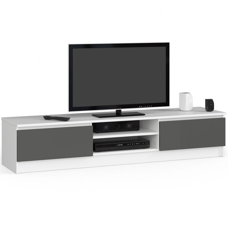 TV-KOMMODE K160 CLP WEISS / GRAU