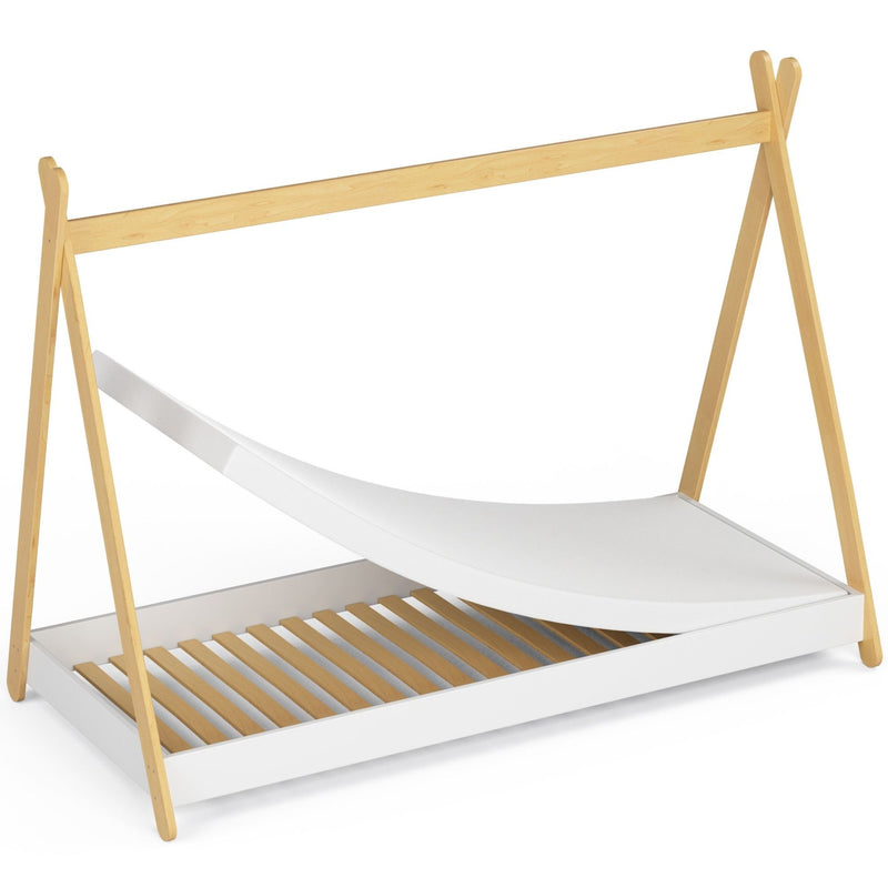 Kinderbett 180x80 GEM mit Matratze, weiß