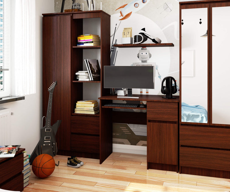 Computertisch 90 cm Pixel rechts PK Wenge