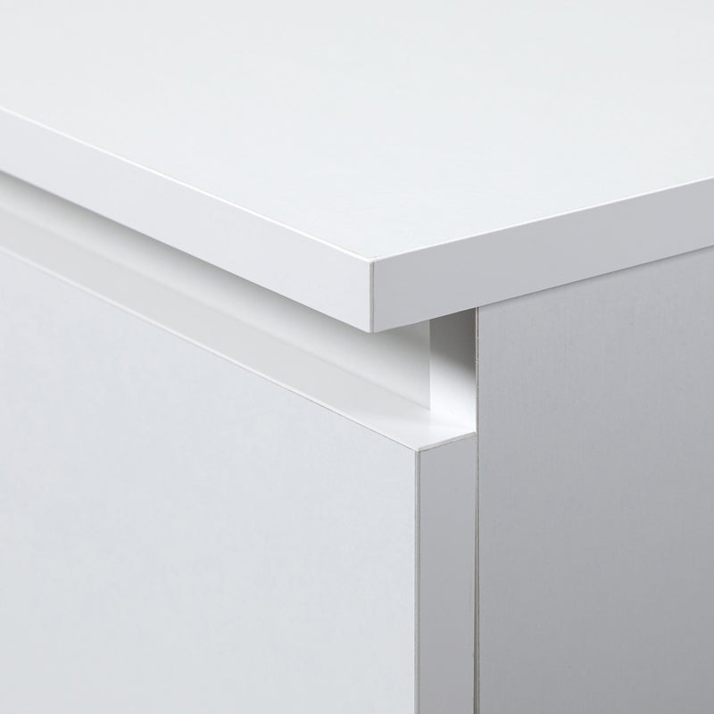 Kleiderschrank mit Erweiterung S 90 cm 2 Türen 2 Schubladen PK Weiß