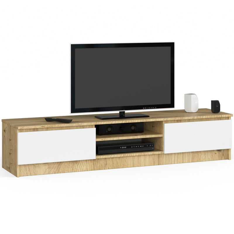 TV-KOMMODE K160 CLP ARTISAN EICHE / WEISS
