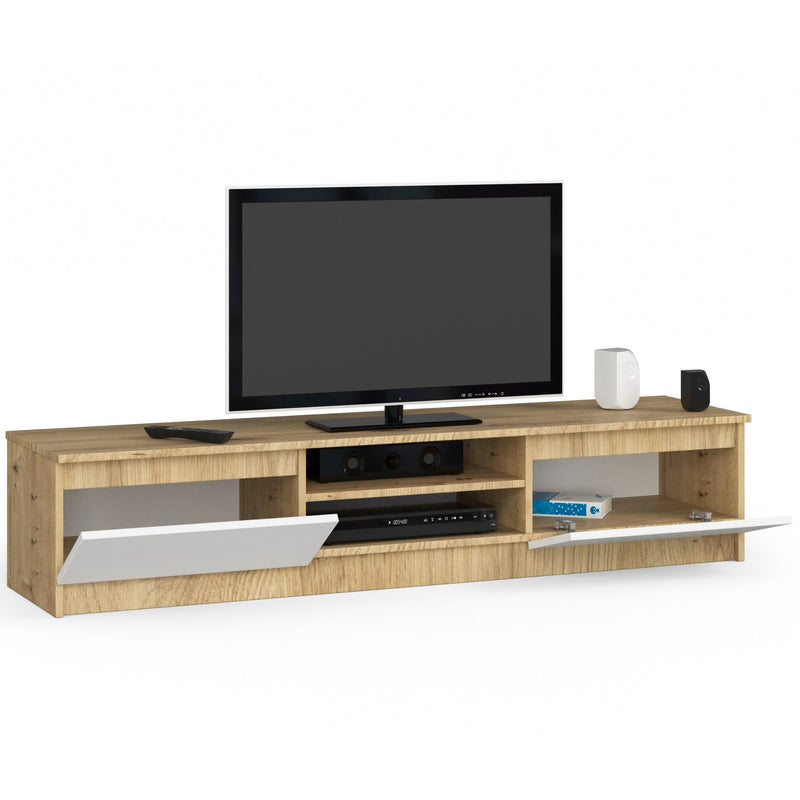 TV-KOMMODE K160 CLP ARTISAN EICHE / WEISS