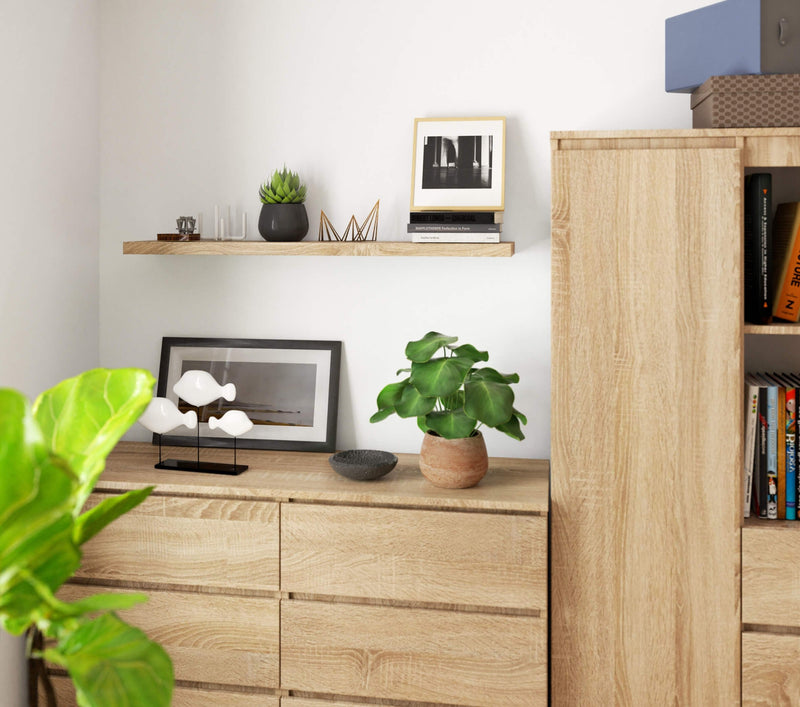 PS-5 Regal 100cm Sonoma Eiche