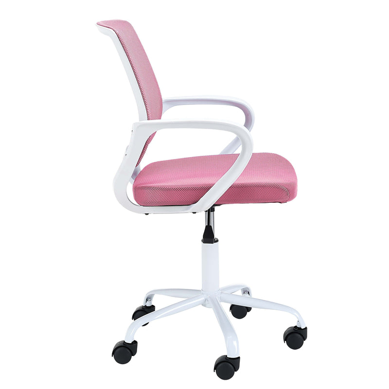 DREHSTUHL FD-6 WEISS / ROSA