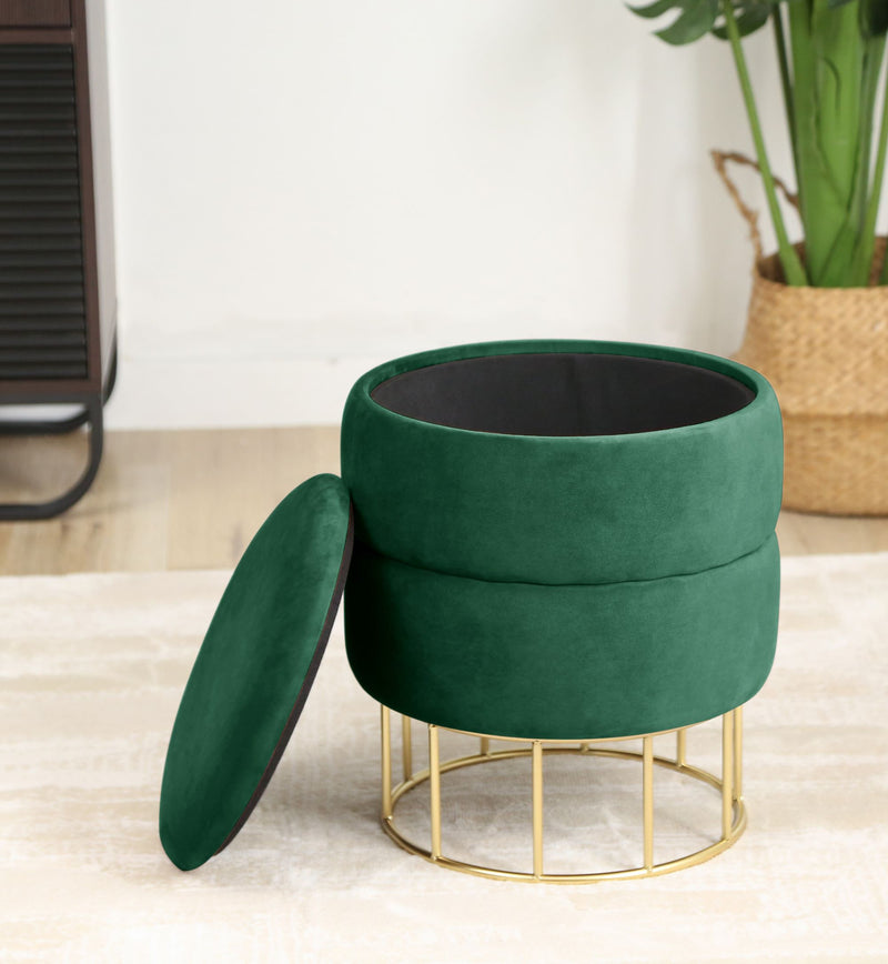 ELZA FLASCHE GRÜNER POUFFE