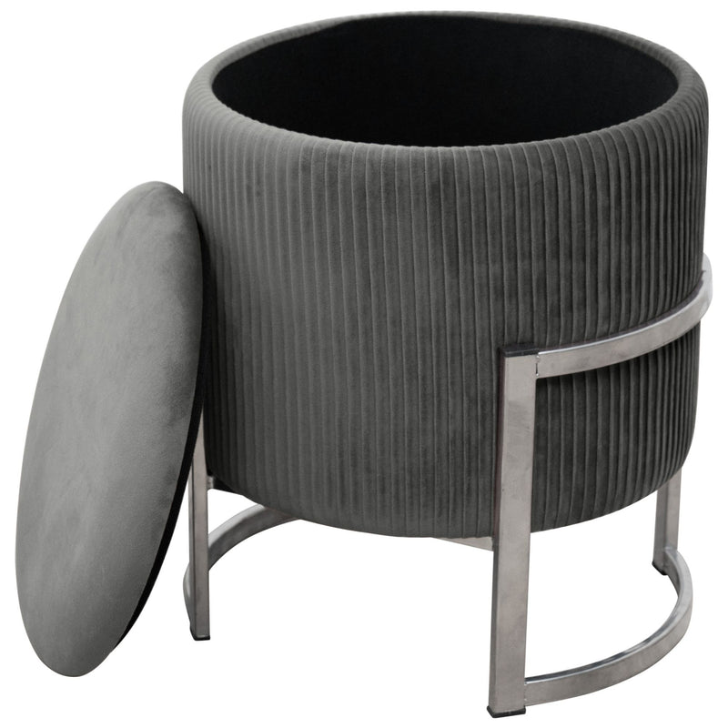 Porto Graphit-Pouf