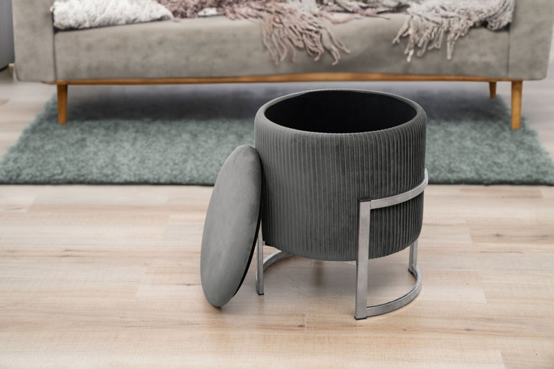 Porto Graphit-Pouf