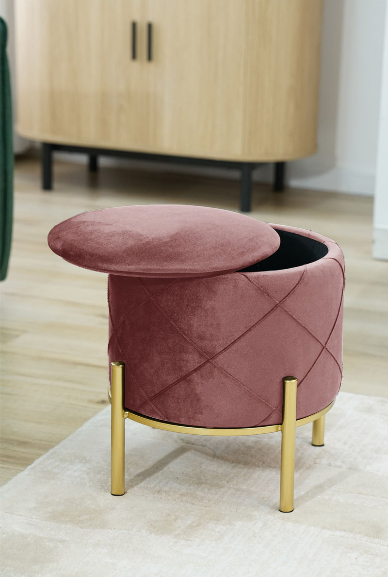 SAVANA PUDERROSA POUFFE