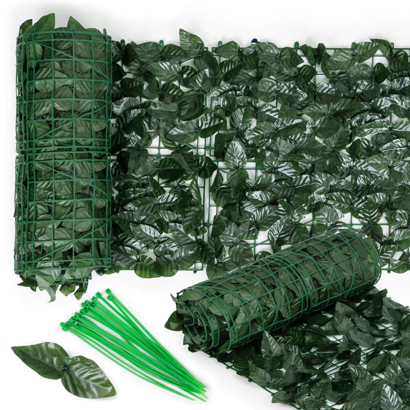 Künstlicher Efeu-Sichtschutz 300x50 cm Grün Balkonverkleidung