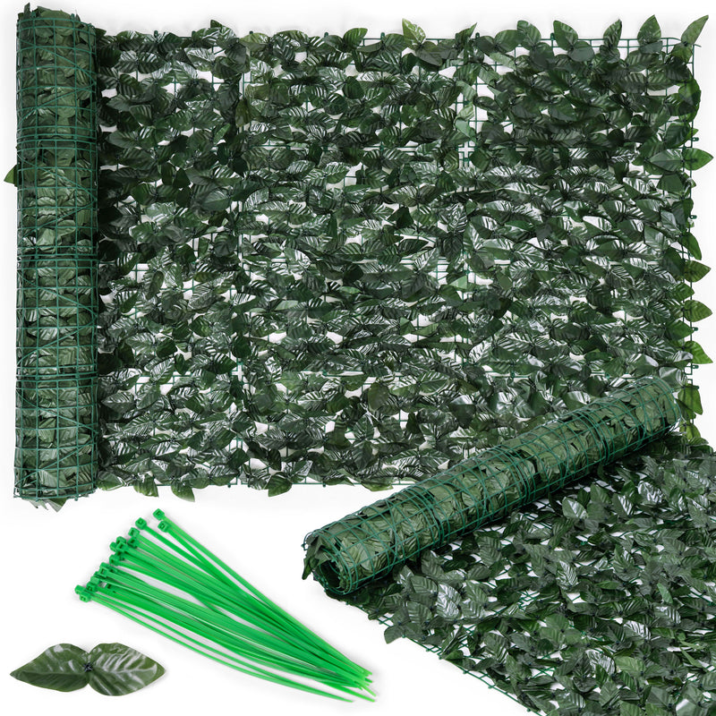 Künstlicher Efeu-Sichtschutz 300x100 cm grün Balkonverkleidung