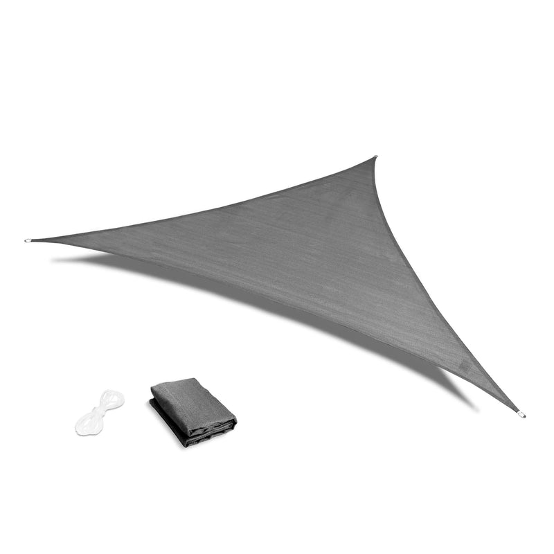 Sonnensegel Sonnenschutz wasserdicht 5x5x5m ModernHome - grau