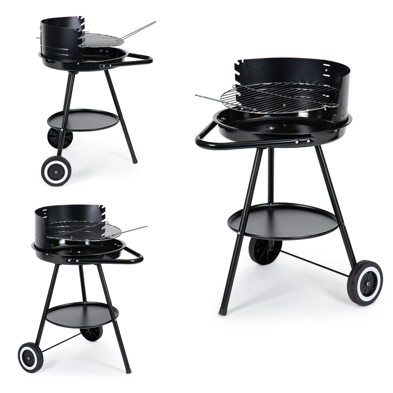 MultiGarden Gartenrundgrill Rost höhenverstellbar
