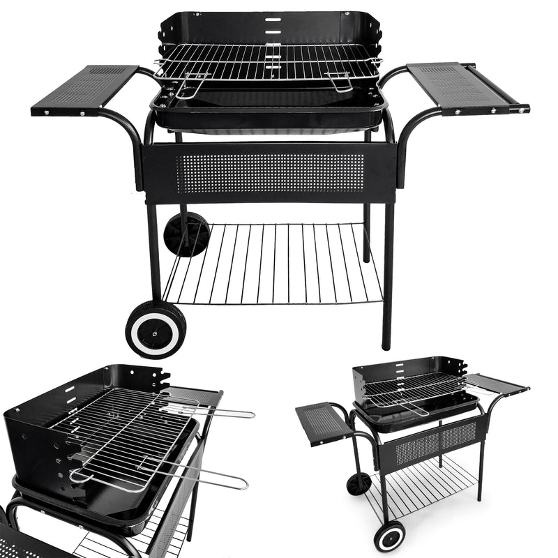 Gartengrill Metallregale Rostverstellung Räder MultiGarden
