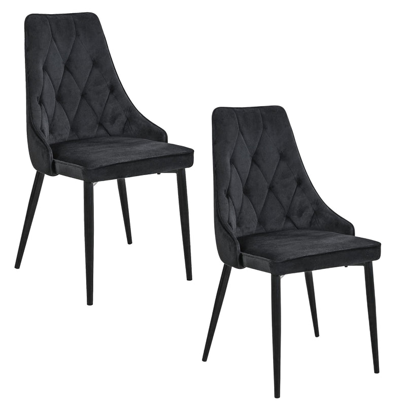 2x SJ.054 SCHWARZER STUHL