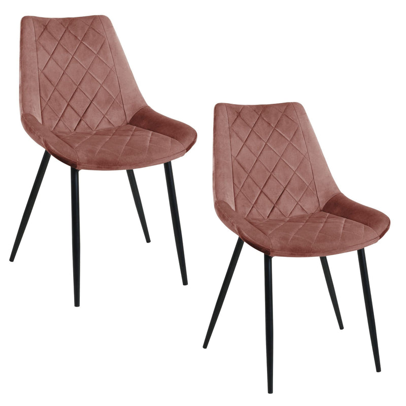 2x Stuhl SJ.0488 Rosa