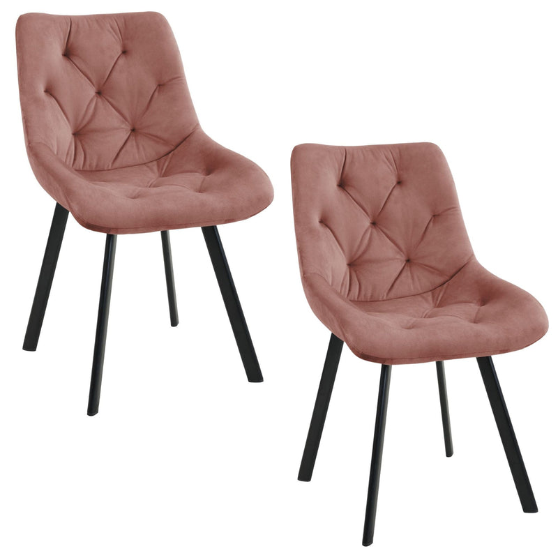 2x Stuhl SJ.33 Puderrosa