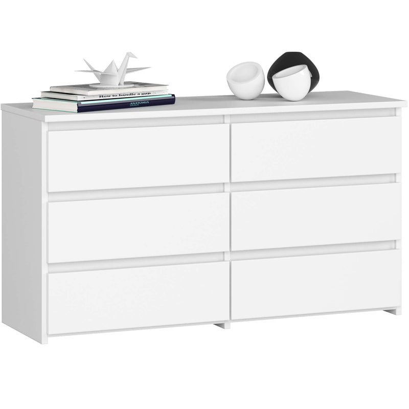 Kommode CL100, 6-teilig, weiß