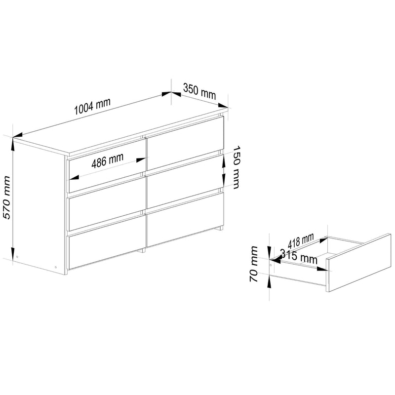 Truhe CL100 6SZ PK Beton