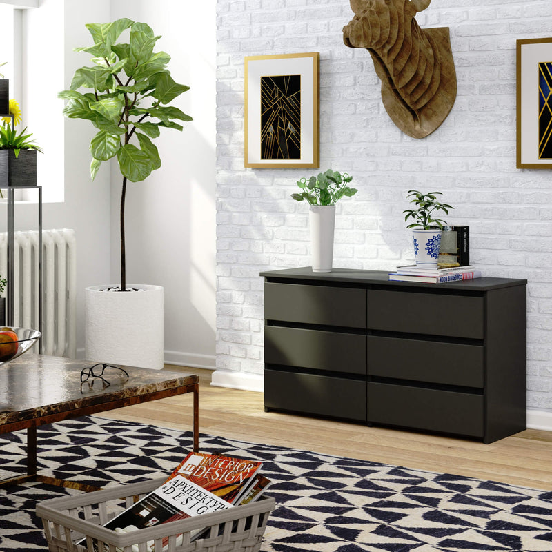 Kommode CL100, 6er-Pack, Grau