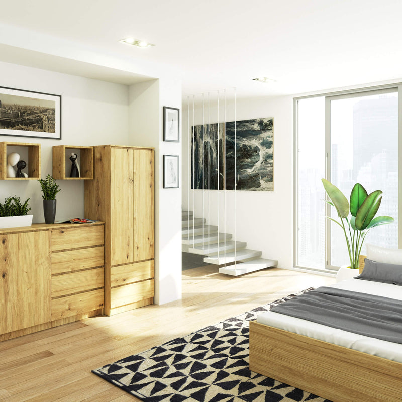 STAR WARDROBE S60 2D 2SZ PK ARTISAN OAK