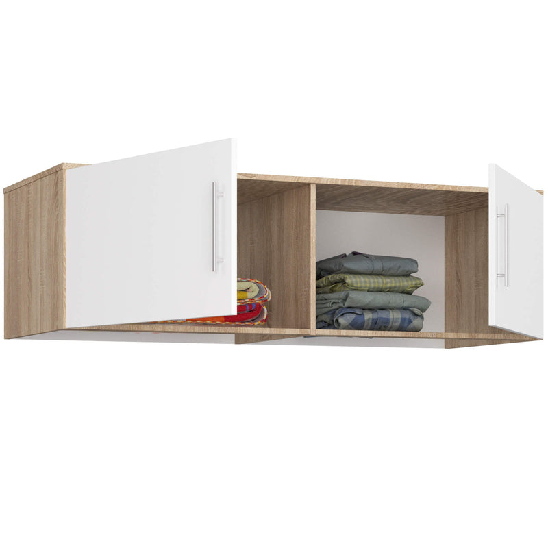 KLEIDERSCHRANKVERLÄNGERUNG S150 SONOMA EICHE / WEISS