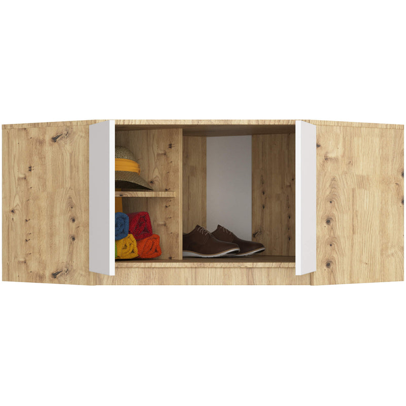 KLEIDERSCHRANK-ERWEITERUNG S100 ARTISAN EICHE / WEISS