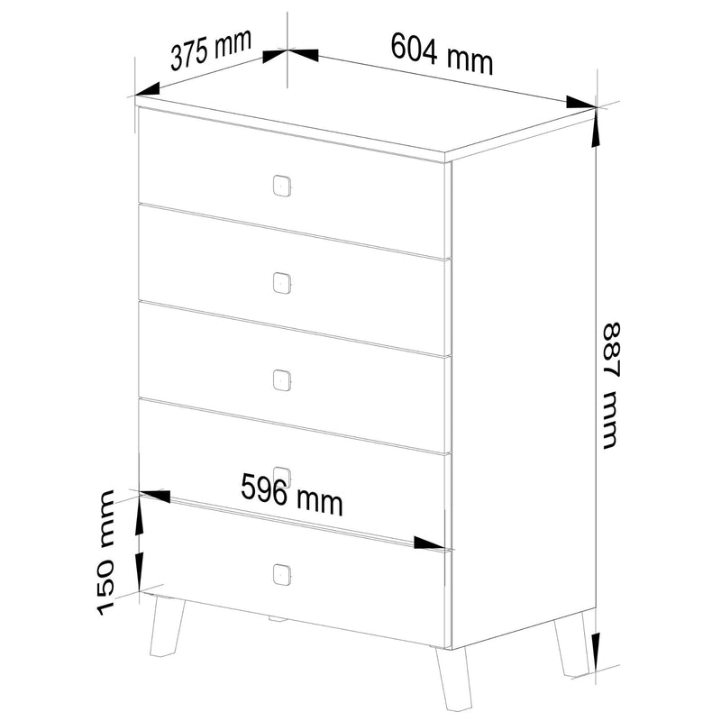 MOBI K-05 Kommode Kaschmirgold