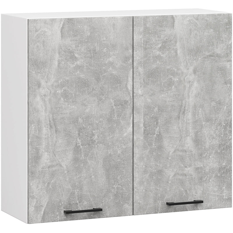OLIWIA B80 H720 WEISS / BETON-Schrank