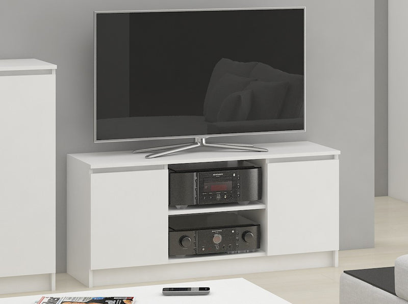 TV-SCHRANK 140 cm 2D 1P WEISS