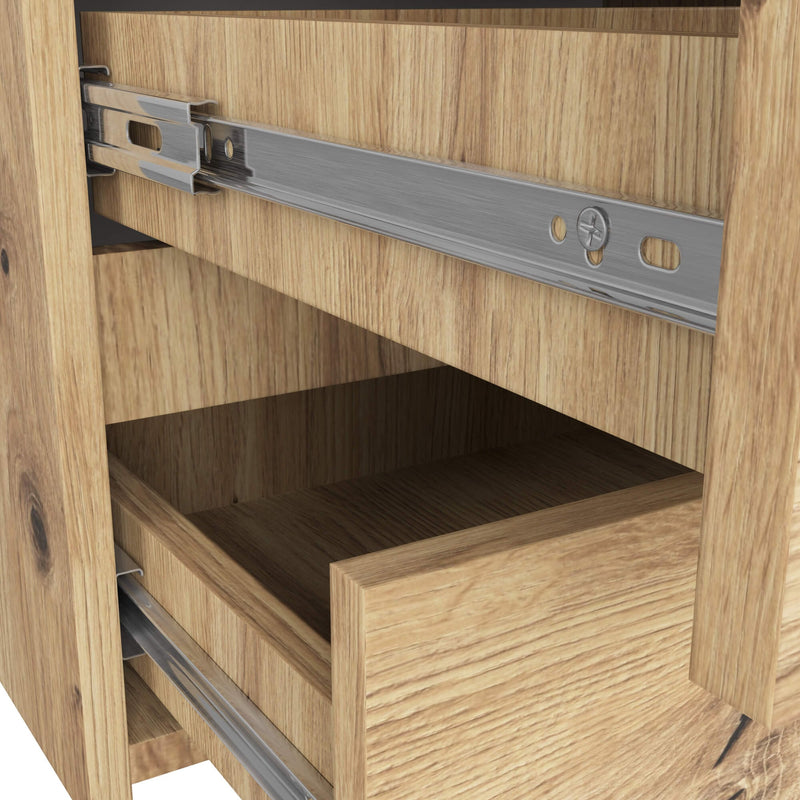Kommode CL100, 6-teilig, handwerklich gefertigt, Eiche