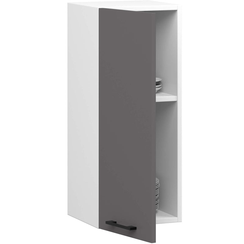 OLIWIA W30 H720 WEISS / GRAPHITGRAU Schrank