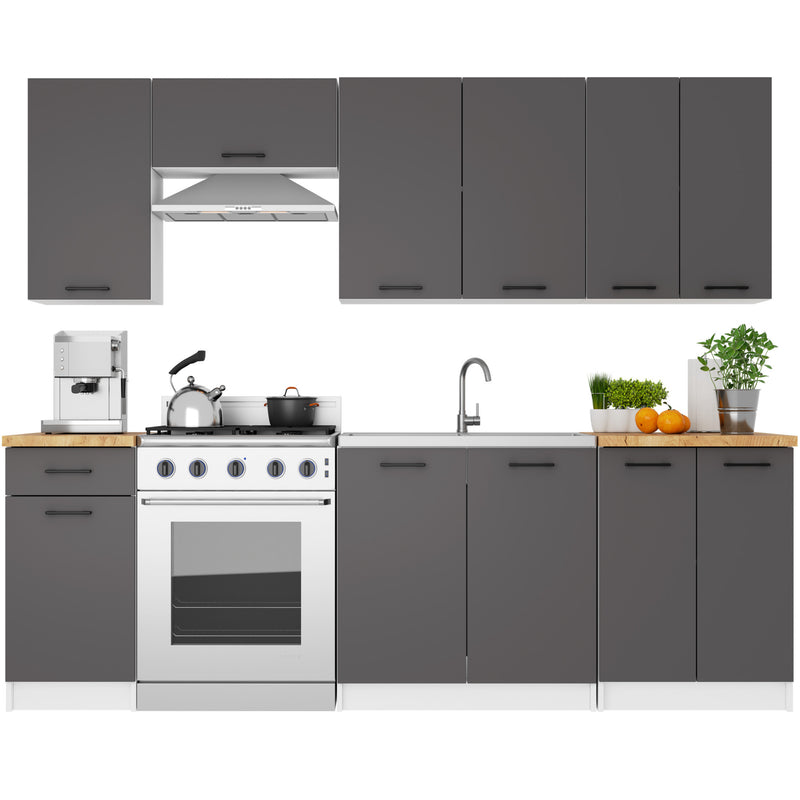 OLIWIA W50 H720 WEISS / GRAPHITGRAU Schrank