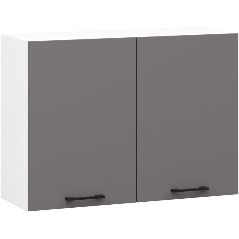OLIWIA B80 H580 WEISS / GRAPHITGRAU Schrank