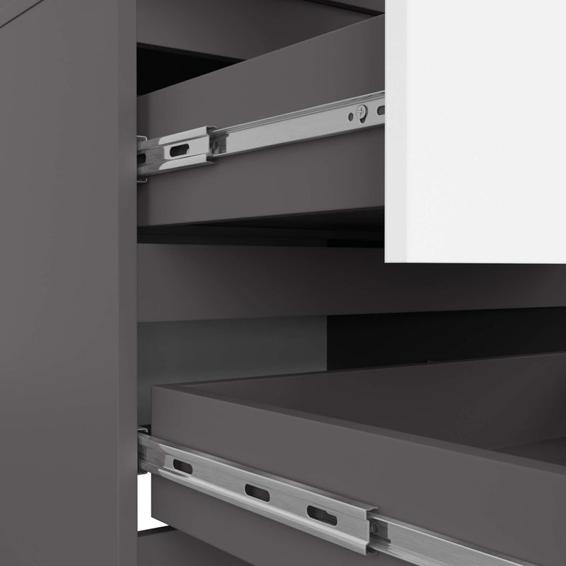 STAR WARDROBE S60 2D 2SZ PK GRAPHITGRAU / WEISS