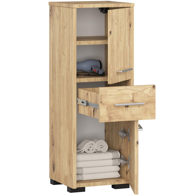 Badezimmerschrank-Säule 30 2D 1SZ 85cm PK Artisan Oak