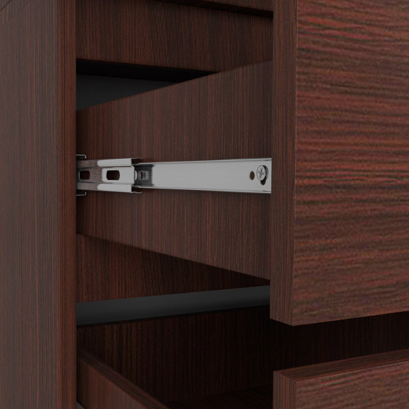Kleiderschrank S 90 cm 2 Türen 2 Schubladen PK Wenge