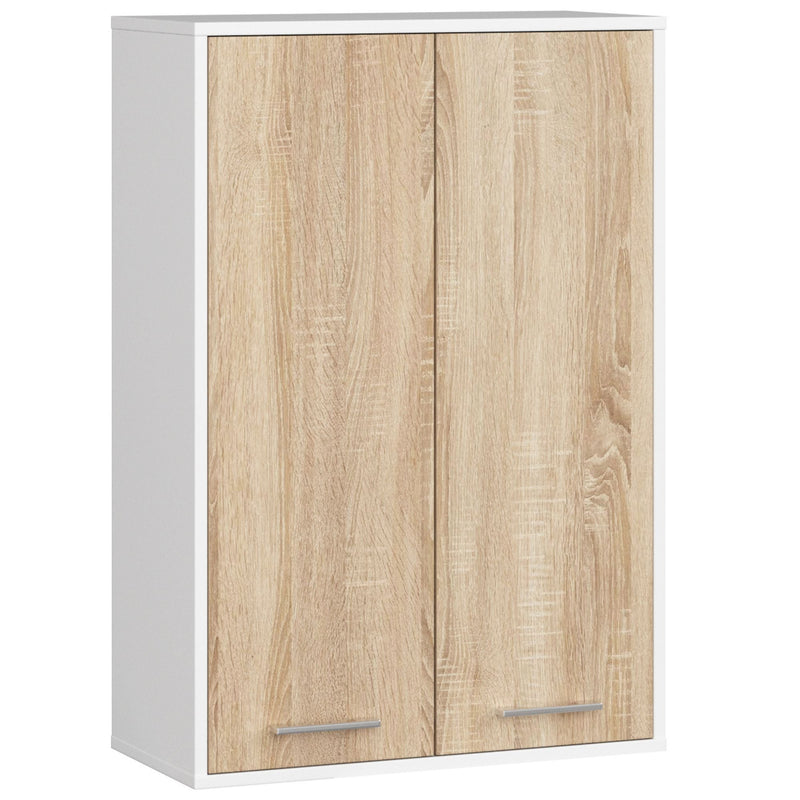 Wandschrank FIN H934 B64 2D Weiß/Sonoma Eiche
