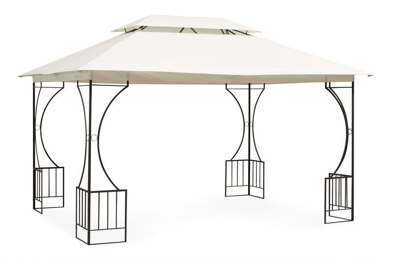 Gartenpavillon Zelt Laube 3x4m mit vollständigen Seitenwänden MultiGarden