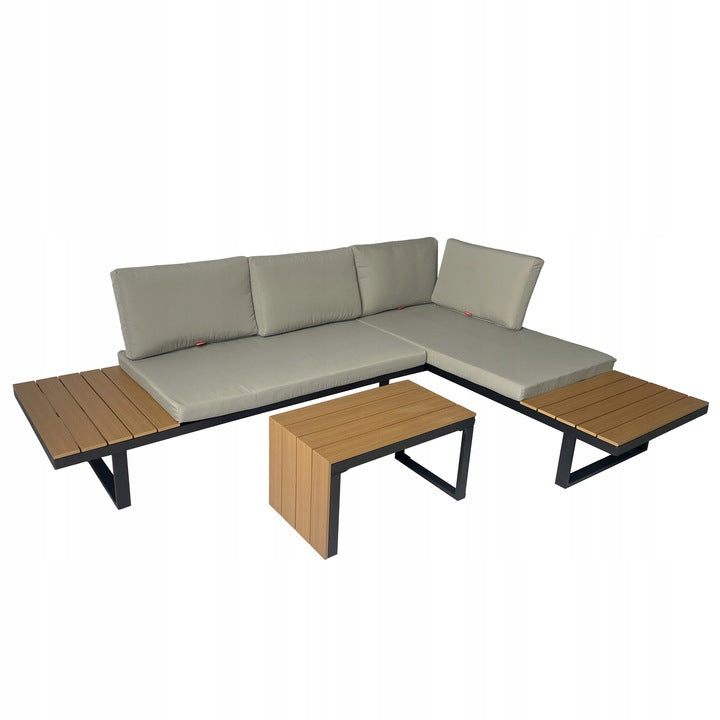 Gartengarnitur Nuforma Ecksofa Tisch