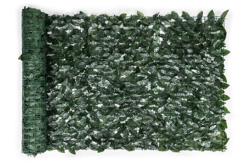 Künstlicher Efeu-Sichtschutz 300x100 cm grün Balkonverkleidung