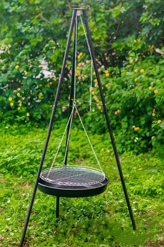 Feuerstelle Gartengrill mit Rost Dreibein MultiGarden