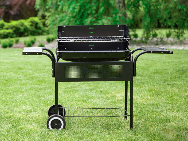 Gartengrill Metallregale Rostverstellung Räder MultiGarden