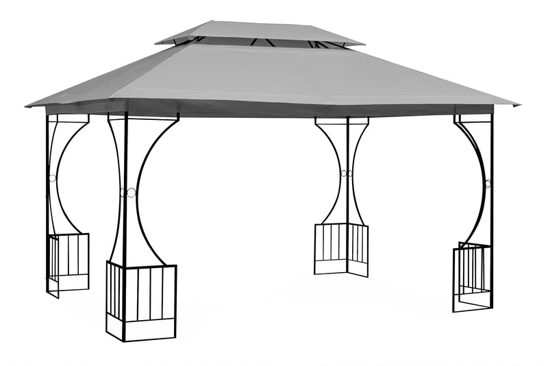 Gartenpavillon Zelt Laube 3x4m mit vollständigen Seitenwänden MultiGarden