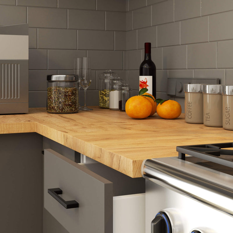 S60 Oliwia Küchenarbeitsplatte – Craft Oak