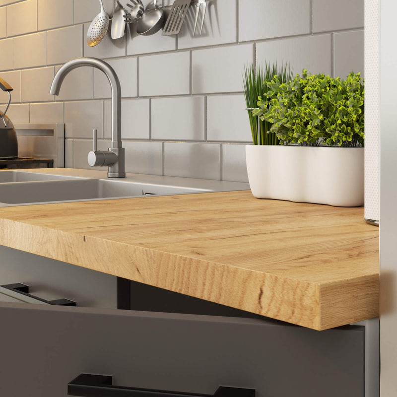 S60 Oliwia Küchenarbeitsplatte – Craft Oak