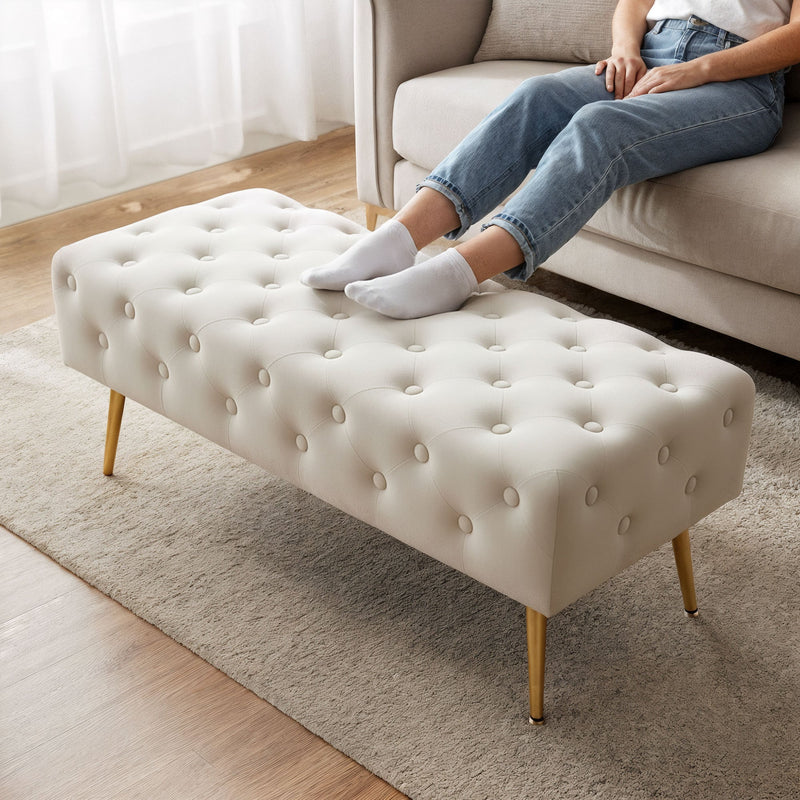 Hocker MONACO BEIGE