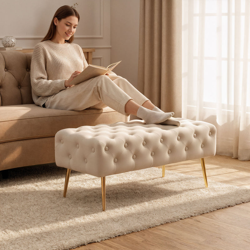 Hocker MONACO BEIGE