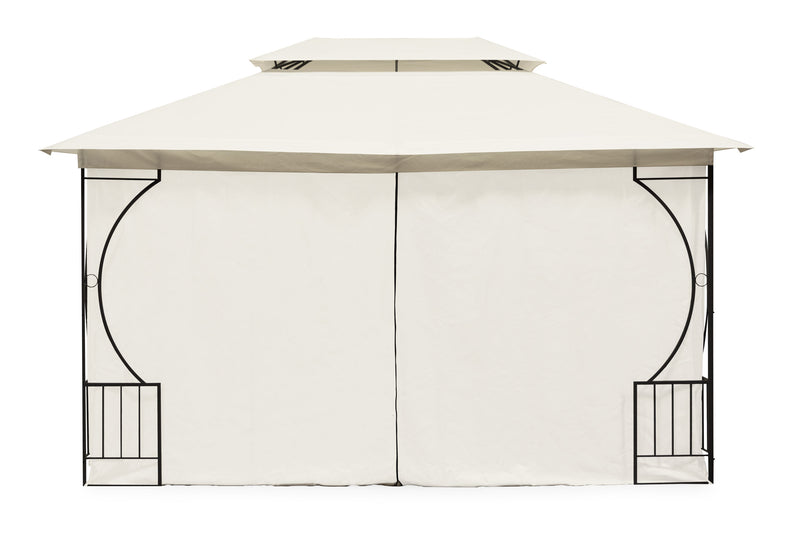 Gartenpavillon Zelt Laube 3x4m mit vollständigen Seitenwänden MultiGarden
