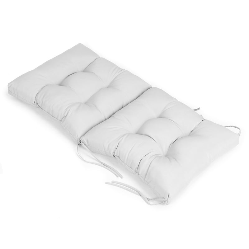 Gartenliegeauflage Stuhlkissen Grau 52 x 52 x 50 cm ModernHome