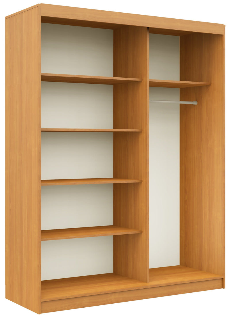 Schiebekleiderschrank 150 cm CLP Mono Erle